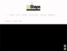 Tablet Screenshot of inshapeathleticclub.com